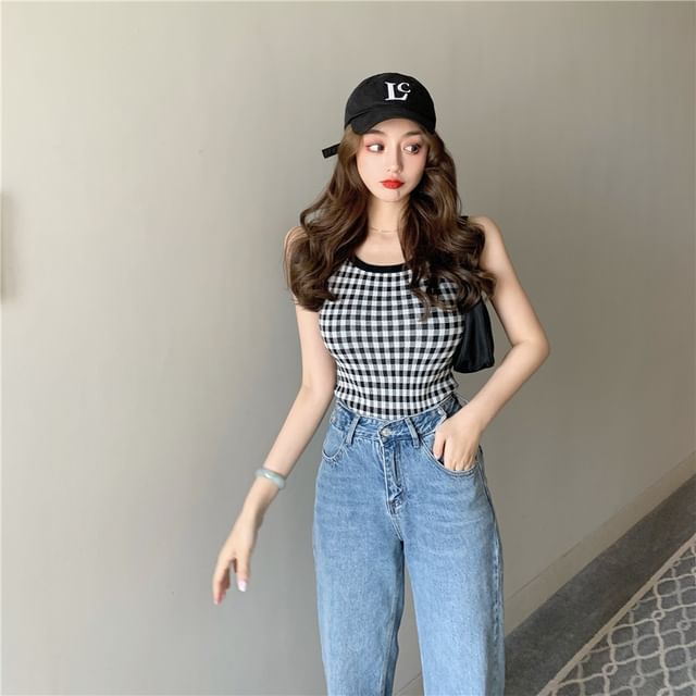 Cami Check Top
