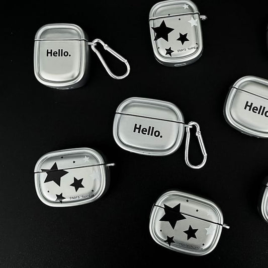 Star AirPods Skin Charm Earphone With Metallic Pro / Case