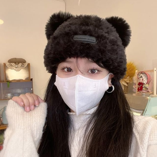 Chenille Bera Ear Hat