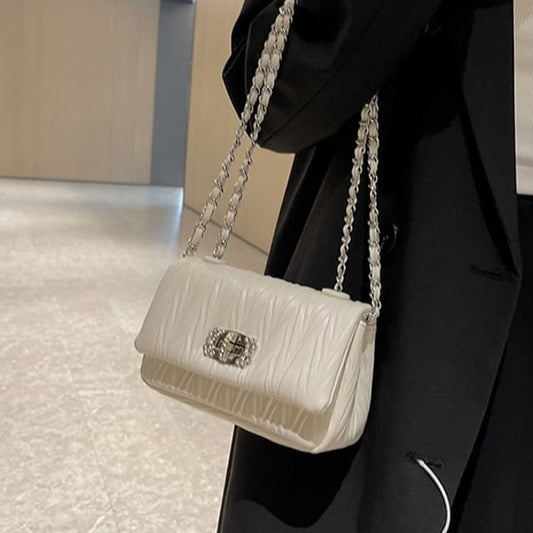 Shoulder Quilted Flap Bag