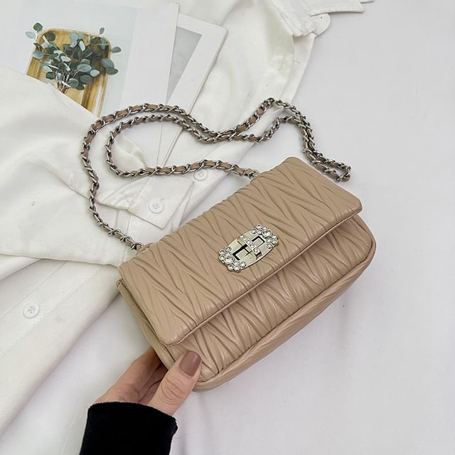 Shoulder Quilted Flap Bag