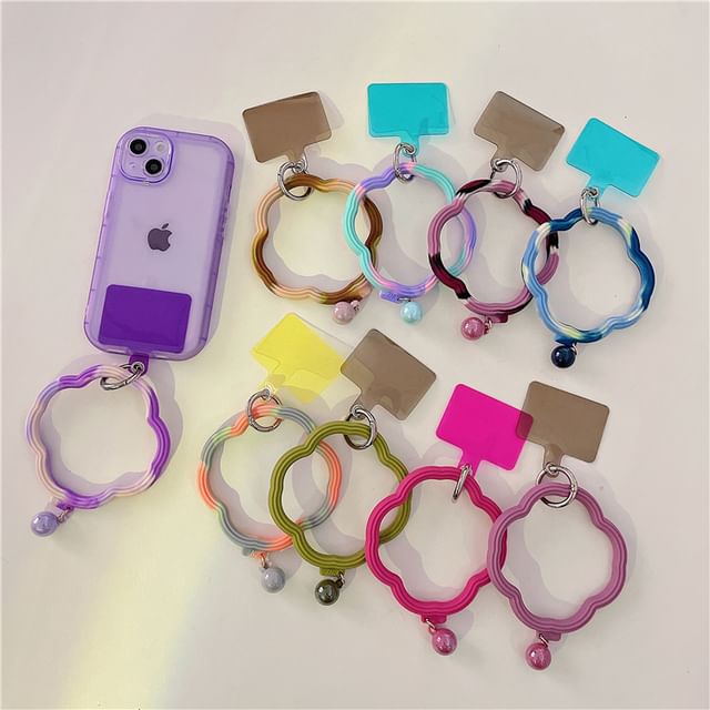 Phone with Pad Strap Lanyard Hoop Wavy