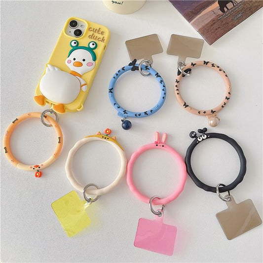 Pad Phone Lanyard Animal with Strap Hoop