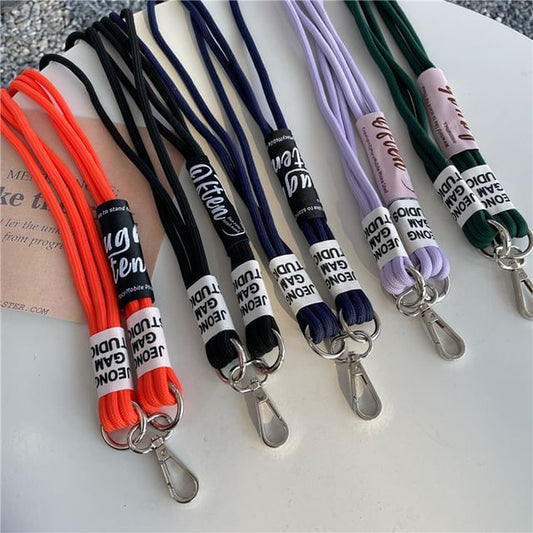 Lettering Phone Lanyard with Lanyard Pad