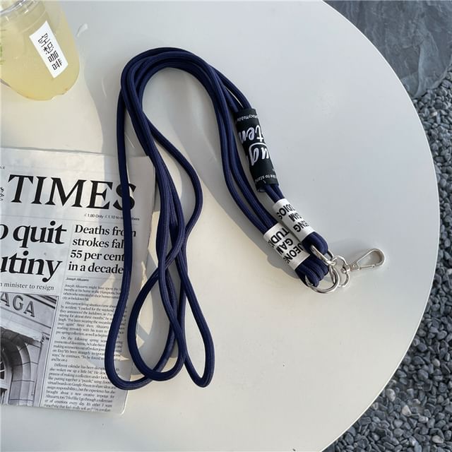 Lettering Phone Lanyard with Lanyard Pad