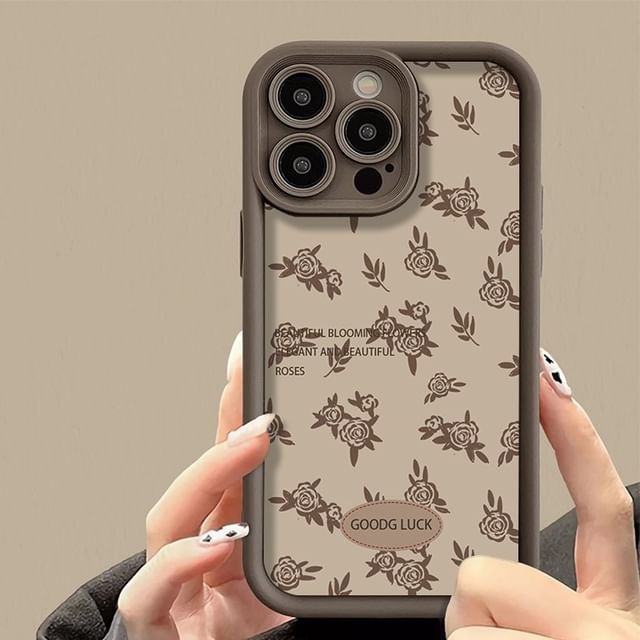 Floral Phone Lettering Case