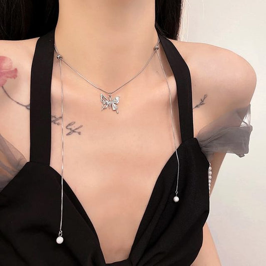 Necklace Butterfly Pendant