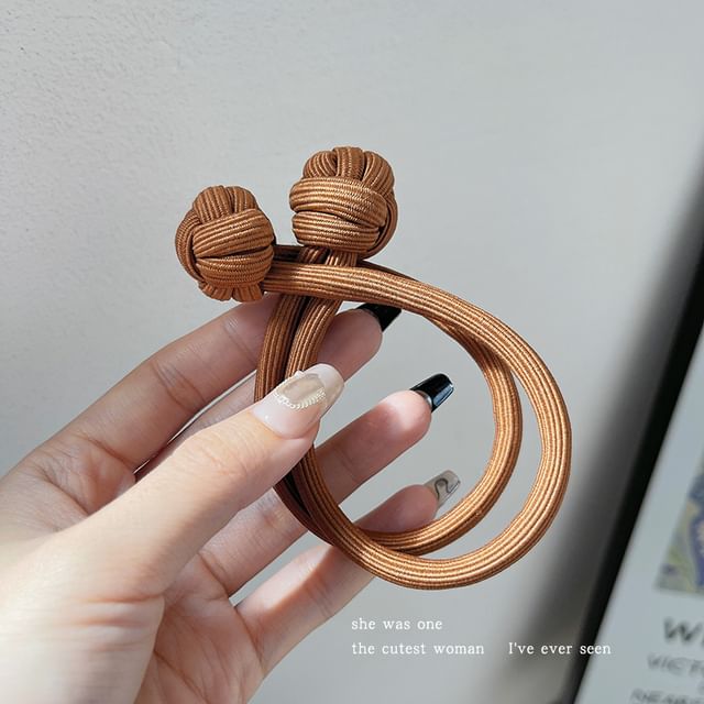 Plain Knot Hair Tie / Set