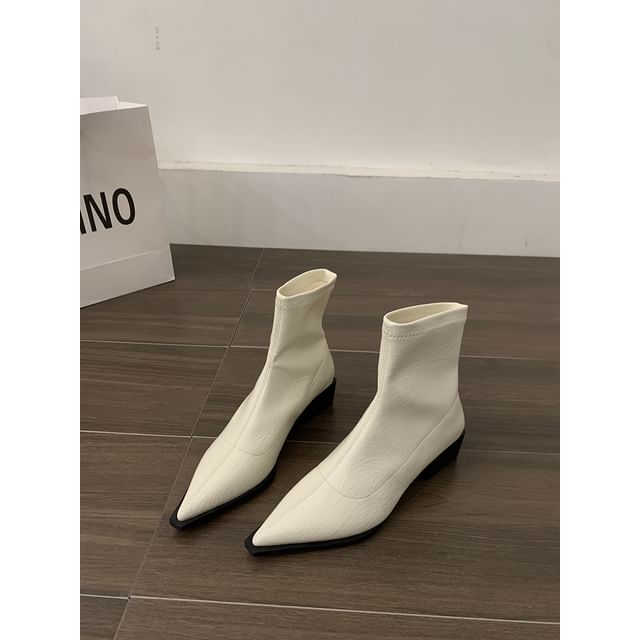 Chunky Boots Heel Short