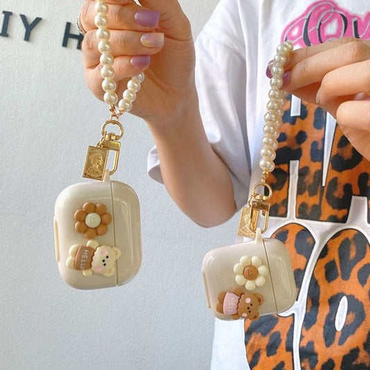 Earphone Floral Pro Bear AirPods / Case Skin