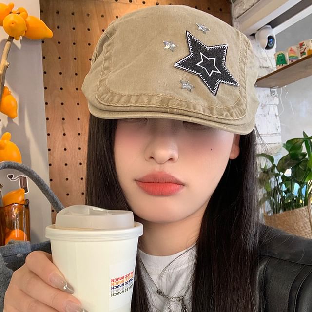 Star Cap Applique Flat