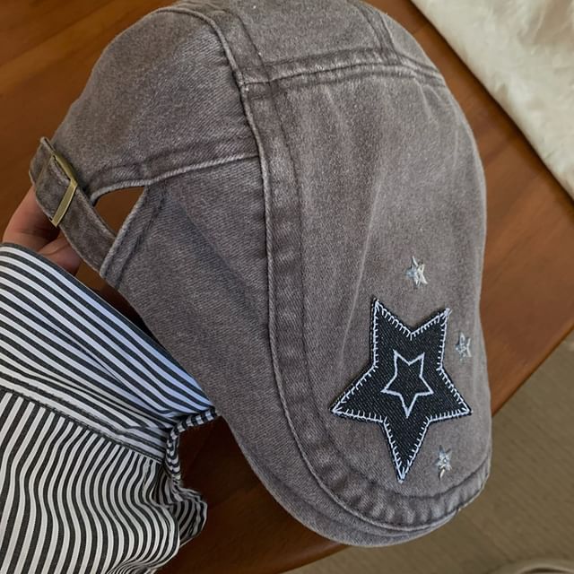 Star Cap Applique Flat