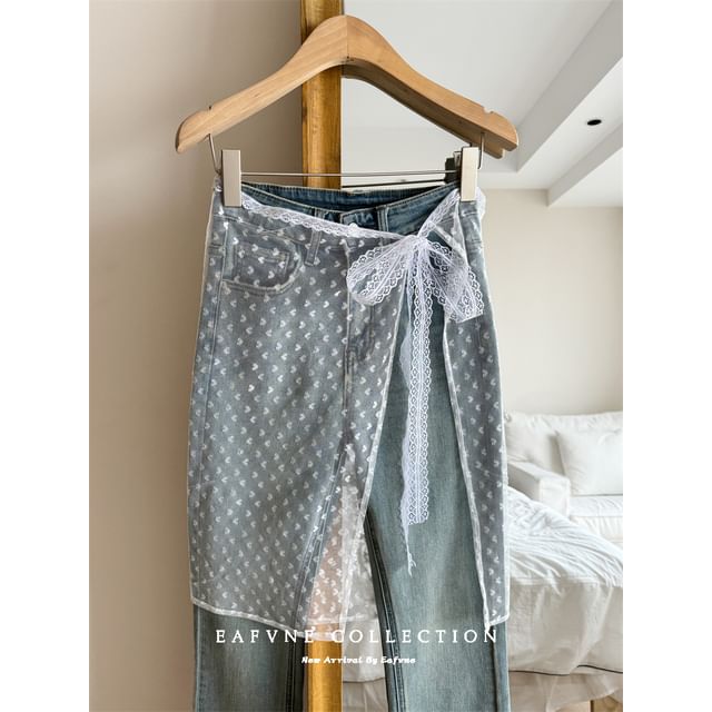 Half (Various Designs) Apron Lace Skirt