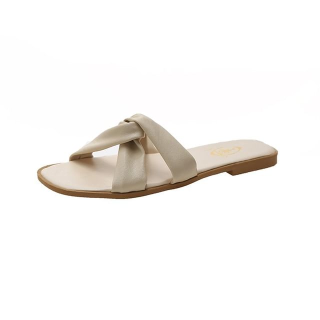 Bow Slide Sandals