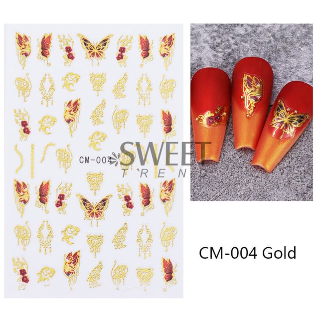 Print Nail Art Sticker