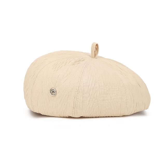Plain Beret Cotton