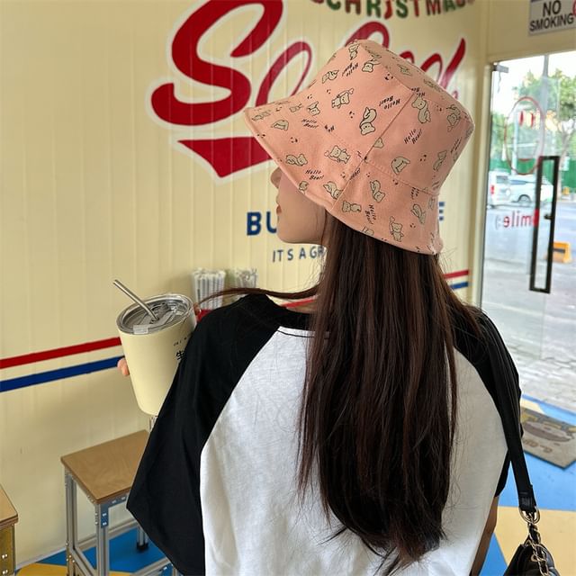 Bucket Durian Print Hat