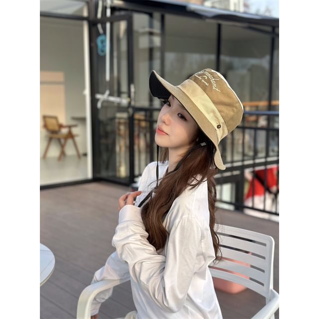 Hat Embroidered Boonie Letter