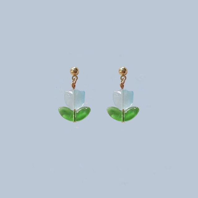 Tulip Earring Alloy Drop