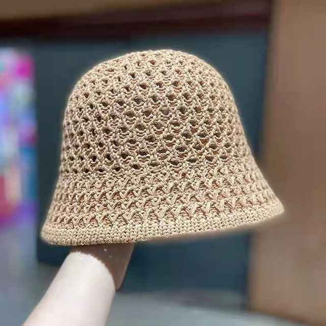 Straw Hat Bucket Plain