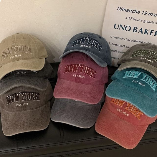 Embroidered Cap Lettering