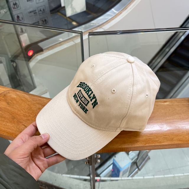 Cap Lettering Embroidered