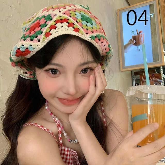 Floral Lace Scarf Crochet