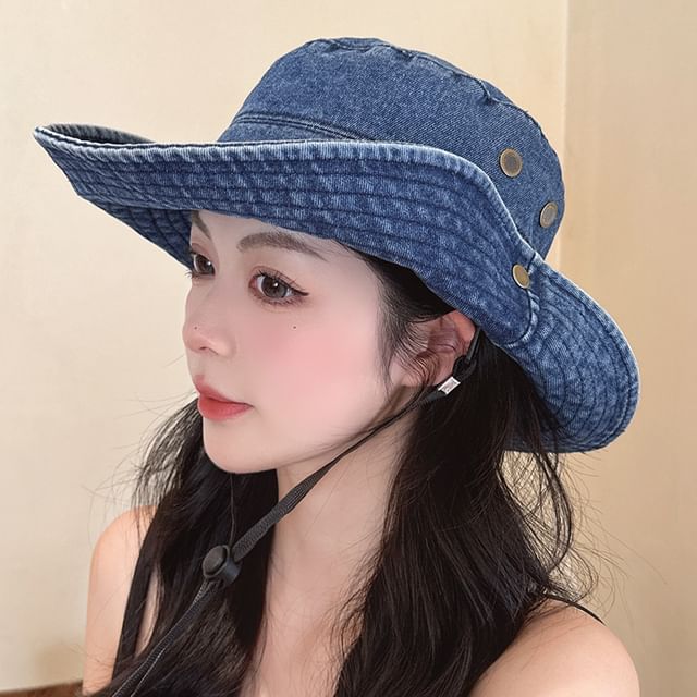 Boonie Denim Hat Washed