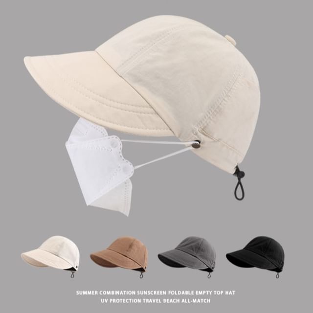 Plain Wide Brim Cap