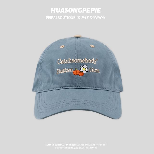 Baseball Embroidered Lettering Cap