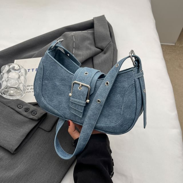 Buckled Shoulder Bag