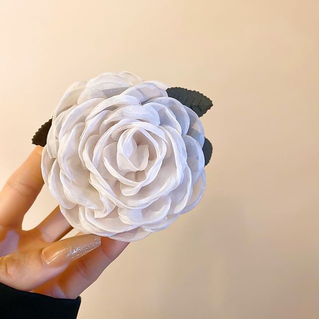 Claw Hair Mesh Floral