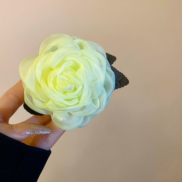 Claw Hair Mesh Floral