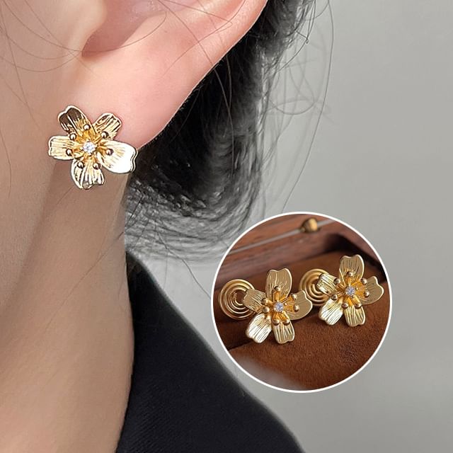 Flower Cuff Earring
