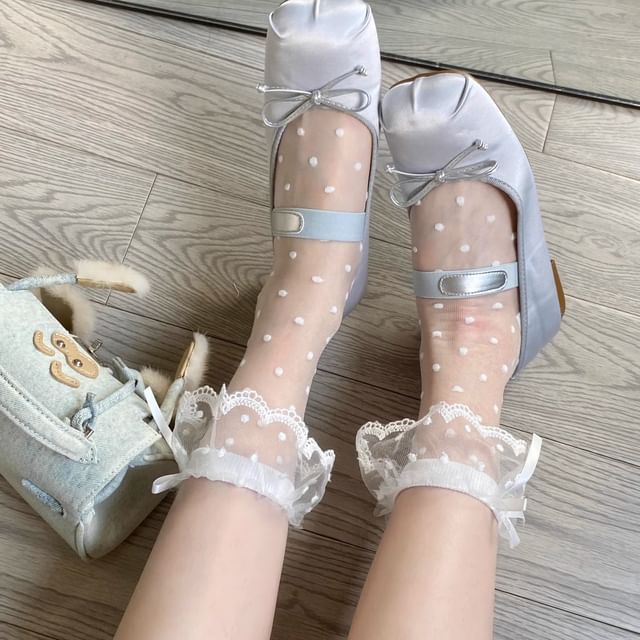 Chaussettes transparentes