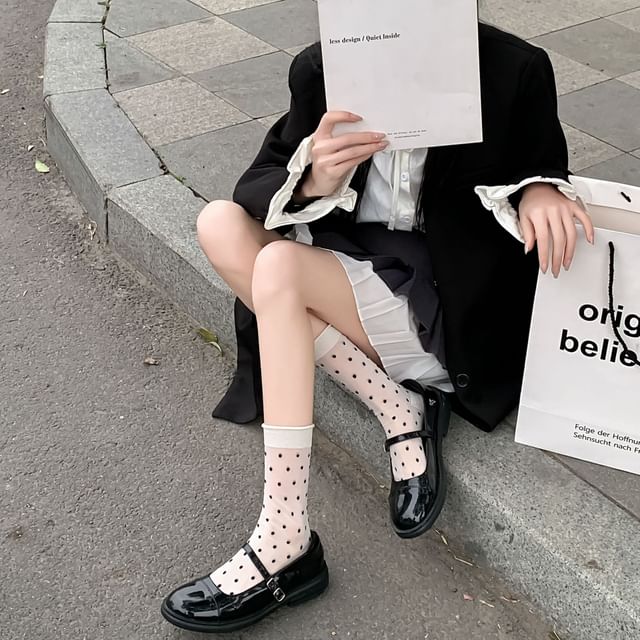 Chaussettes transparentes