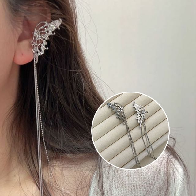 Alloy Cuff Butterfly Ear