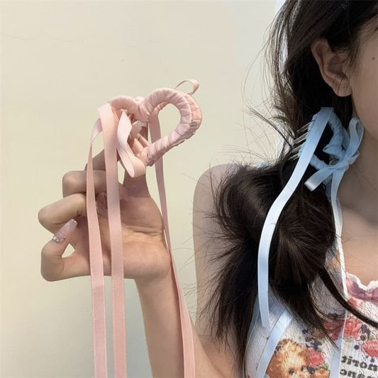 Heart Clamp Hair Ribbon