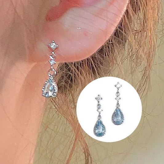Rhinestone Drop Earring
