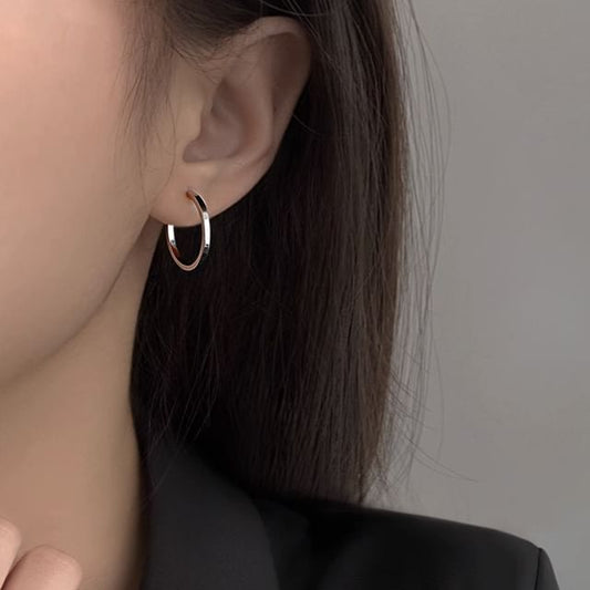 Earring Silver Sterling Hoop