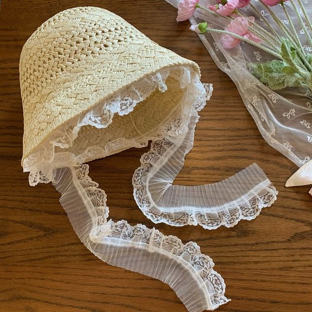Hat Lace Straw Bucket Trim