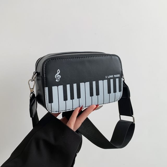 Print Piano Bag Crossbody