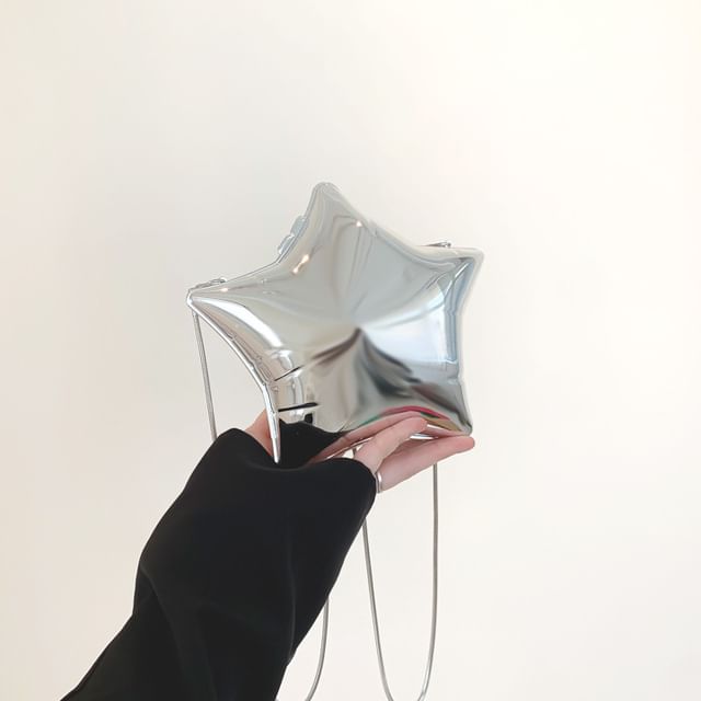 Chain Strap Star Crossbody Bag