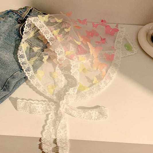 Scarf (Various Trim Lace Triangle Designs) Head