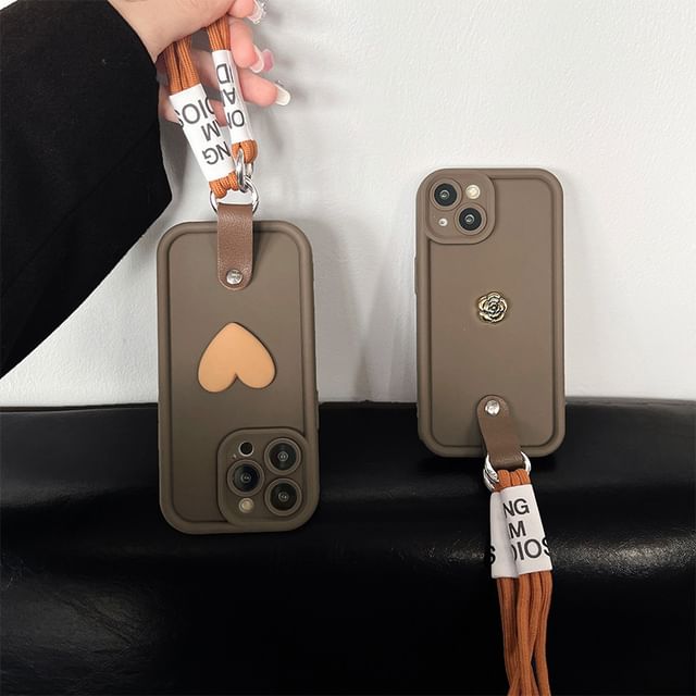 Case Lettering Strap Phone