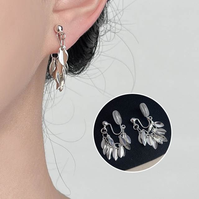 Leaf Earring Alloy Chandelier