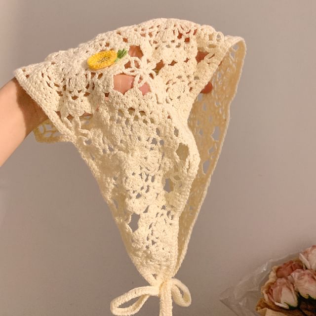 Scarf Designs) Embroidered Head (Various Triangle