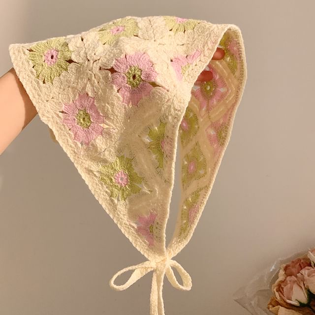 Scarf Designs) Embroidered Head (Various Triangle