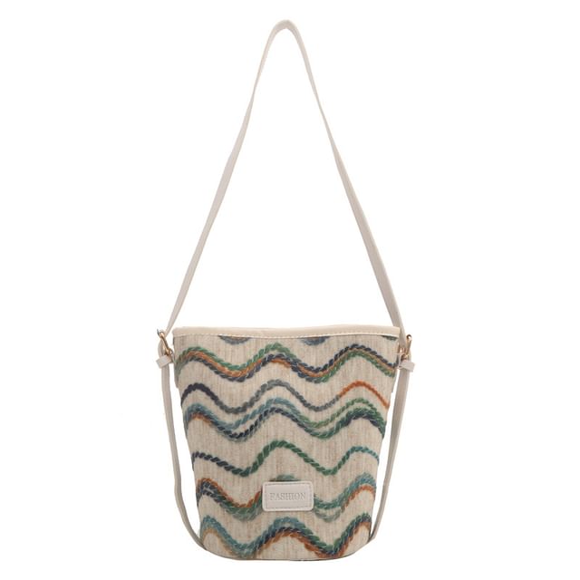 Applique Bucket Bag