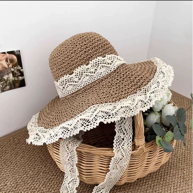 Straw Hat Trim Sun Lace